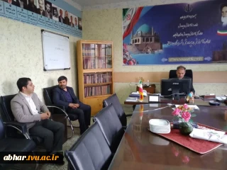 حضور کارشناسان دانشکده فنی وحرفه ای ابهر- استان زنجان در اداره آموزش و پرورش شهر سلطانیه