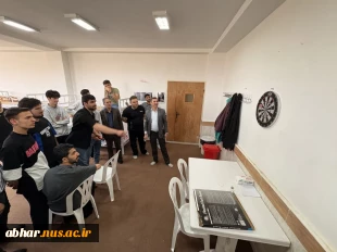 درسومین روز از هفته خوابگاه و سراهای های دانشجویی برگزارگردید :
 کارگاه آموزشی زندگی سالم دانشجویان خوابگاه و برگزاری  مسابقه پرتاب دارت 
 2