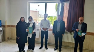 با حضور سرپرست دانشگاه ملی مهارت واحداستان زنجان دکتر آراسته انجام گرفت: تجلیل از فرزندان دارای رتبه علمی کارکنان آموزشکده ابهر 
 2