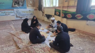 برگزاری مراسم دعای زیارت عاشورا و برپایی سفره احسان با حضور مسئولین و کارکنان آموزشکده پسران ابهر
 2