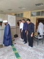 اقامه نماز جماعت و برگزاری مراسم دعای زیارت عاشورا در هفته عفاف و حجاب با حضوررئیس ، مسئولین و کارکنان آموزشکده پسران ابهر